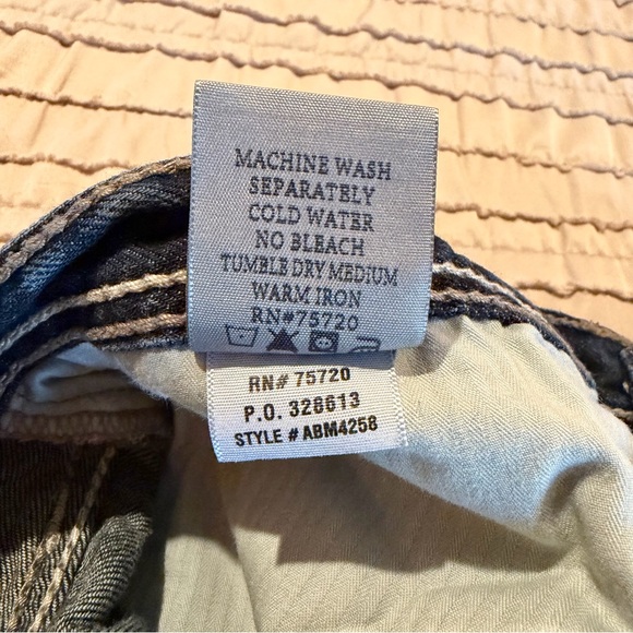 BKE Denim Men’s Tyler Relaxed Fit Bootcut Jeans 38L Long Buckle ABM4258 - Picture 5 of 8